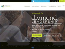 Tablet Screenshot of diamondleadership.com